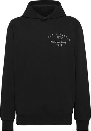 Philipp Plein Hoodie LHomme - Heren - Hoodies - Zwart - 3XL - Katoen - Hoodies & sweatvesten
