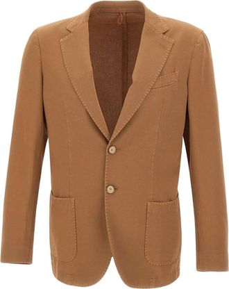 Santaniello Blazer monopetto - Marrone