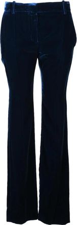 Nina Ricci Velvet Trousers - Midnight Blue
