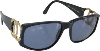 Chanel Pre-owned Accessories, female, Black, Size: ONE SIZE Pre-owned Plastic Sunglasses