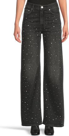 Levi's Ribcage Wide Leg Womens Jeans Dazzle Me Smoke : 24 32, Cotton/Denim