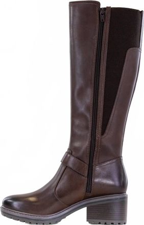 Salvia Womens Mabel Boots In Brown Calf Leather