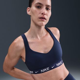 Nike Womens Indy High Support Padded Adjustable Sports Bra in Blue | FD1068-410