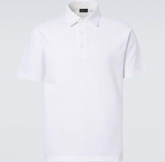 Brioni Polo de piqu&eacute; de algod&oacute;n