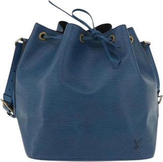 Louis Vuitton Pre-owned Bucket Bags, female, Blue, Size: ONE SIZE Pre-owned Petit Noe Handbag