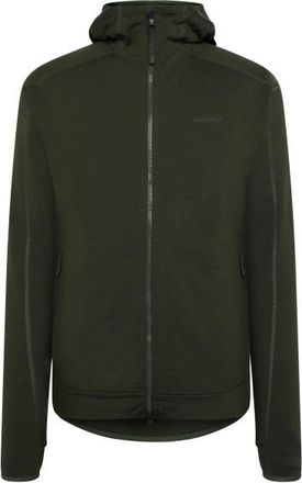 Knowledge Cotton Apparel Cleaver Wool 320 Fleece Hoody Fleecejacke für Herren | oliv