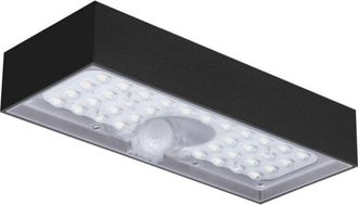 Century Plaf&oacute;n Led Solar Domino 6 W Negro - Sensores Integrados - Century