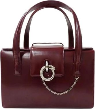Cartier Pre-owned Panth&egrave;re Handtas - Dames - Vintage Handtas - Rood - ONE Size - Leer - Vintage
