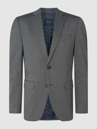 Pierre Cardin Regular Fit 2-Knopf-Sakko mit Schurwoll-Anteil in Anthrazit, Größe 60
