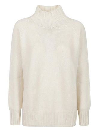Aragona funnel-neck cashmere sweater - women - Cashmere - 40 - Neutrals