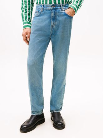 Tommy Hilfiger Tapered-fit-Jeans TOMMY HILFIGER HARLEM, Herren, Gr. 30, L&auml;nge 34, ed light blau, Denim/Jeans, Obermaterial: 100% Baumwolle, Jeans Tapered-fit-Jeans, 