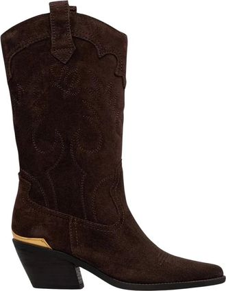 Liu Jo Austin 05 Cowboylaars - Dames - Schoenen - Bruin - Maat: 39 EU Leer