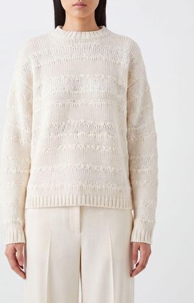 Fabiana Filippi Maglia girocollo in misto lana vergine seta e cashmere