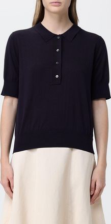 STUDIO NICHOLSON Polo in maglia di seta e cotone