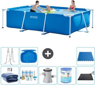 Intex Piscina Con Estructura Rectangular - 300x200x75 Cm - 7-piezas S30179