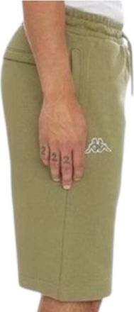 Kappa Logo Fleece Mabok Shorts In Olive