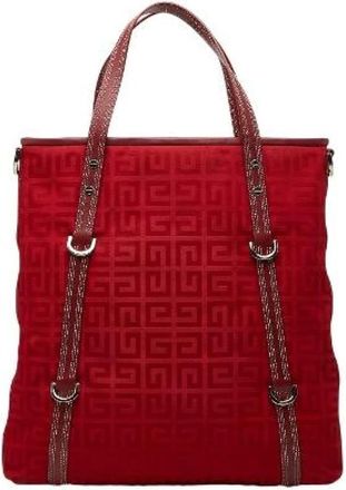 Givenchy Pre-owned Backpacks, female, Red, Size: ONE SIZE Pre-owned Nylon Backpack