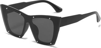 Generic Cat Eye Large Frame Fashion Sunglasses for Men and For Women (Color : A, Size : Medium) 2026