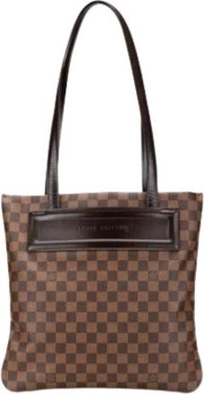 Louis Vuitton Pre-owned Tote Bags, female, Brown, Size: ONE SIZE Pre-owned Plastic Tote Bag