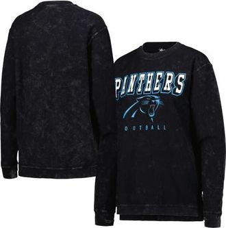 G-III 4Her by Carl Banks Womens G-III 4Her by Carl Banks Black Carolina Panthers Comfy Cord Pullover Sweatshirt at Nordstrom, Size Xx-Large