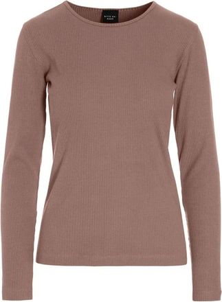 Bitte Kai Rand Tops, Dames, Bruin, 2Xl, Katoen, Blouses & Shirts