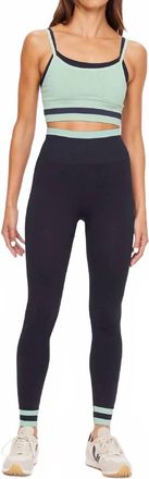 The Upside Form Seamless 25 Midi Pant In Navy