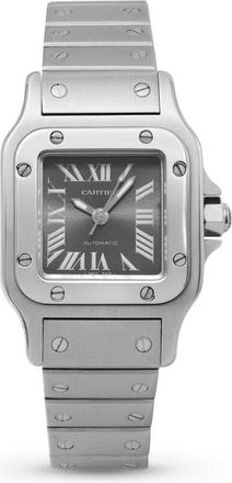 Cartier Pre-owned Cartier Santos Galbee Automatic Grey Dial Ladies Watch 2423
