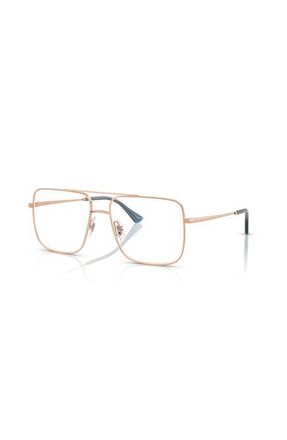 Ray-Ban 56mm Square optical glasses in Pink at Nordstrom