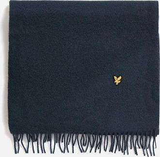 Lyle & Scott Lyle And Scott Mens Plain Scarf - Blue - Size: ONE size