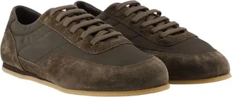 Common Projects Mens Minimal Slip Sneaker Brown Calfskin