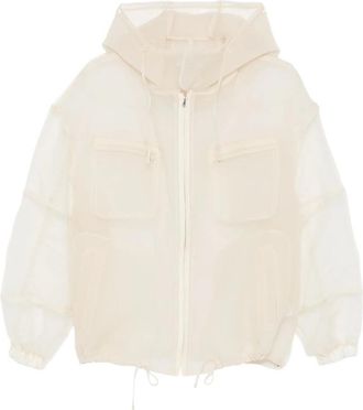 System Hooded Chest-pocket Jacket