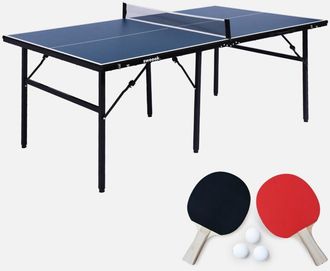 Sweeek Mesa De Ping Pong Para Exterior Con 2 Raquetas Y 3 Pelotas, 180cm