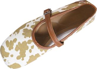 Generic Womens Mary Jane Shoes Wide Fit Lightweight Pumps Shoes Fashionable Versatile Foldable Breathable Comfy Casual Ballet Flats Work Shopping Green