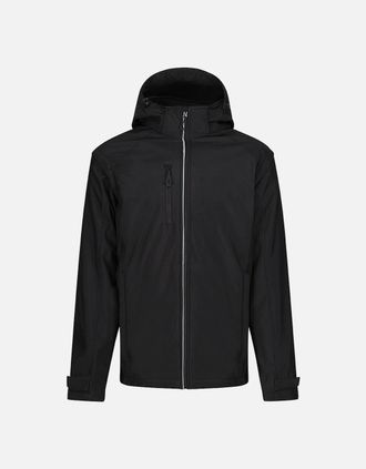 Regatta Mens Regatta Mens Erasmus 4 In 1 Soft Shell Jacket - Black - Size: 40/Regular