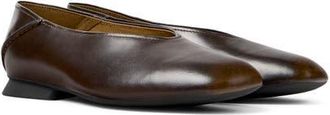 Camper Casi Myra Ballerina Flat in Dark Brown at Nordstrom, Size 42