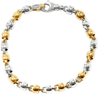 Pompeii3 Mens Designer Link 14k Gold (32gram) or Platinum (51gram) 6.5mm Bracelet 8.5