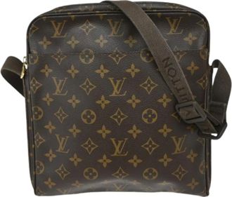 Louis Vuitton Vintage, unisex, Bruin, ONE Size, Pre-owned Canvas Cross Body Bag