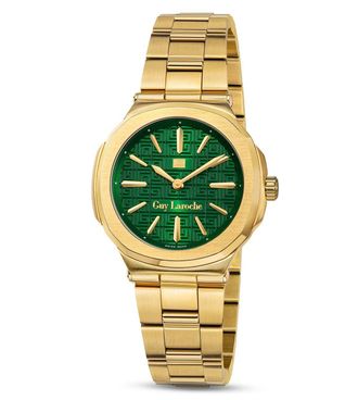 Guy Laroche Charlie Quartz Green Dial Ladies Watch GLWLG0000314