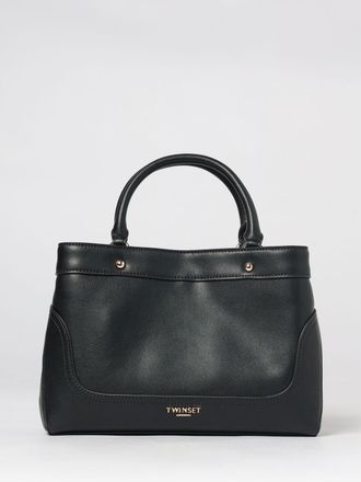 Twinset Mini borsa a mano in pelle sintetica con doppio manico e tracolla
