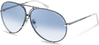 Porsche Design P8478 L573 Mens Sunglasses Blue Size 66