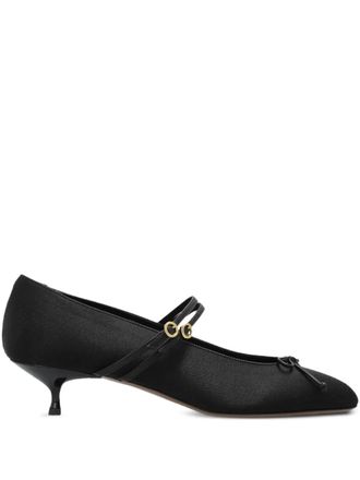 Neous Pumps Pha con fiocco 45mm - Nero
