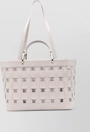 Emporio Armani woven tote bag