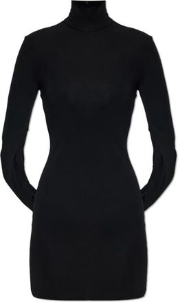 Alexander Wang Mini-jurk met hoge hals - Dames - Korte kleedjes - Zwart - S - Kleedjes