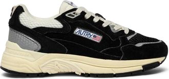 Autry Retro-Inspired Low-Top Sneakers with Suede and Mesh Accents