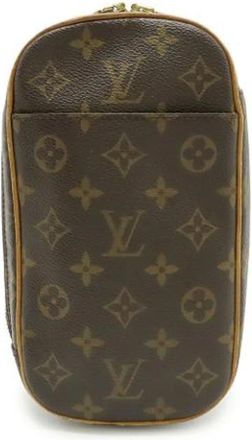 Louis Vuitton Vintage, unisex, Bruin, ONE Size, Pre-owned Vintage Canvas Crossbody Tas
