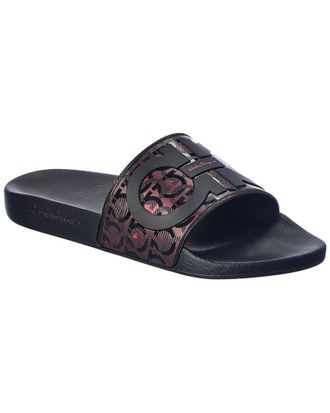Ferragamo Ferragamo Groove 16 Rubber Slide