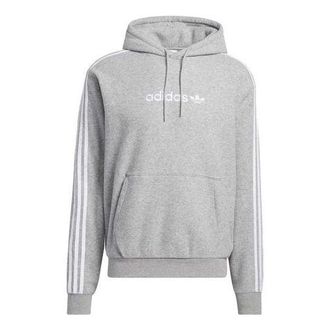 adidas Originals Comfort 3-Stripes Hoodie Heather Grey H31237