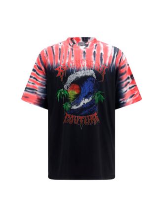 Balenciaga Black Graphic Logo T-Shirt