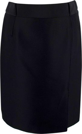 Gucci Black Silk Blend Midi Skirt Size XXS