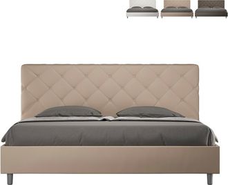 Itamoby Cama De Matrimonio King Size 180x200 Contenedor De Dise&ntilde;o Priya K Color: Beige - Versi&oacute;n: Modelo Est&aacute;ndar